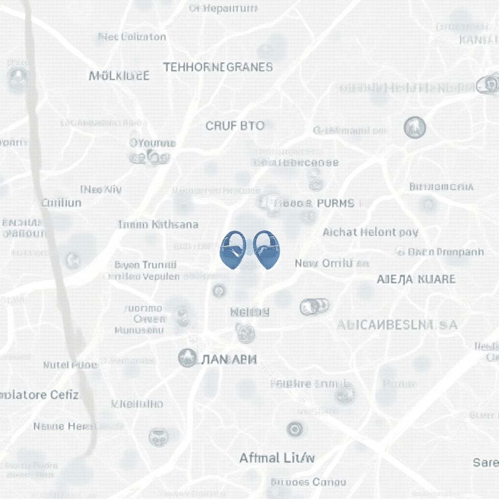 Mapa de ubicación de la consultoría financiera